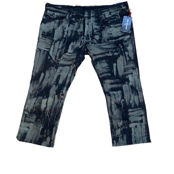 BNWT True Religion Jeans Size 44 RICKY Canva Green - Picture 8 of 9